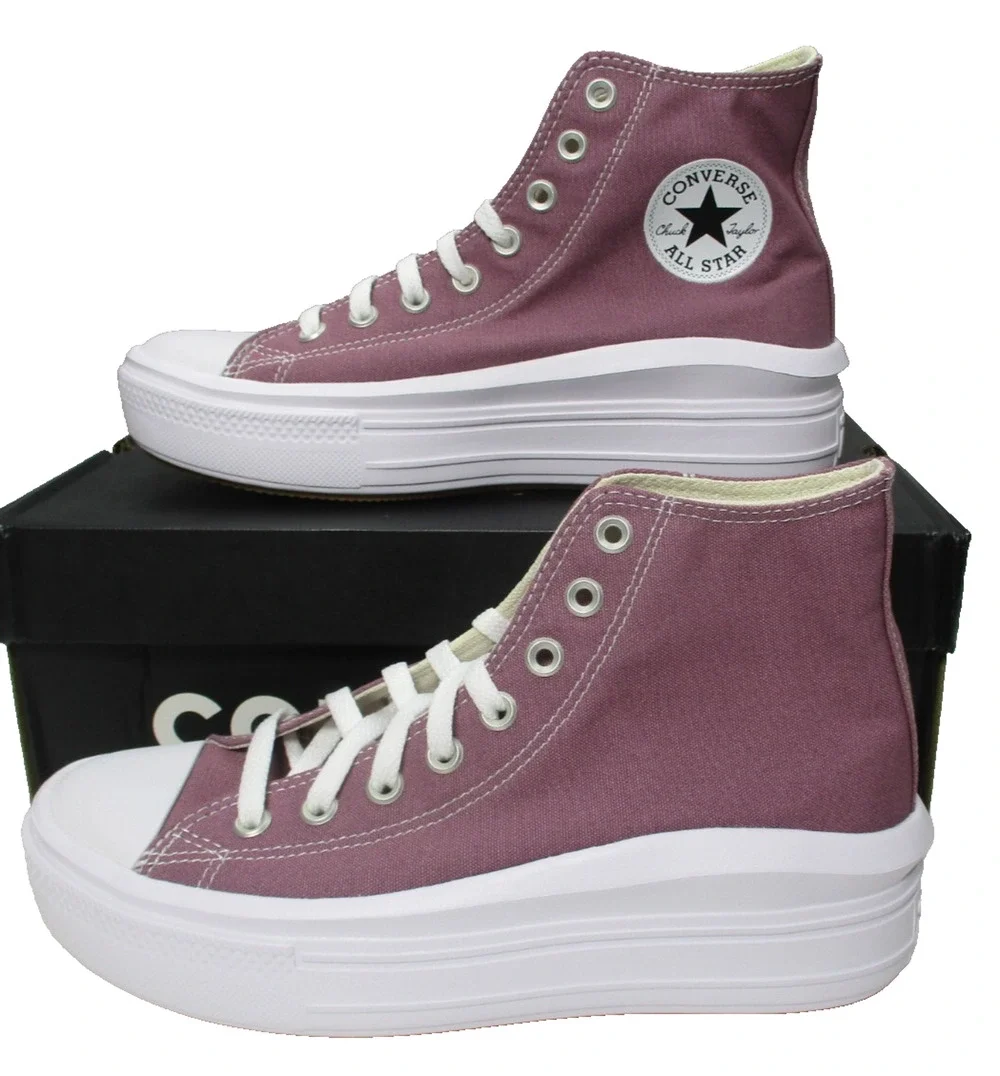Converse All Star Ctas Move Hi Platform Dreamy Dahlia (Purple) Womens Sz 9.5